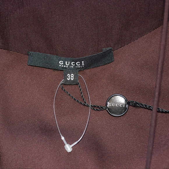 *SOLD* GUCCI 100% SILK Spaghetti Minimal Slip Maxi Gown - Picture 8 of 13